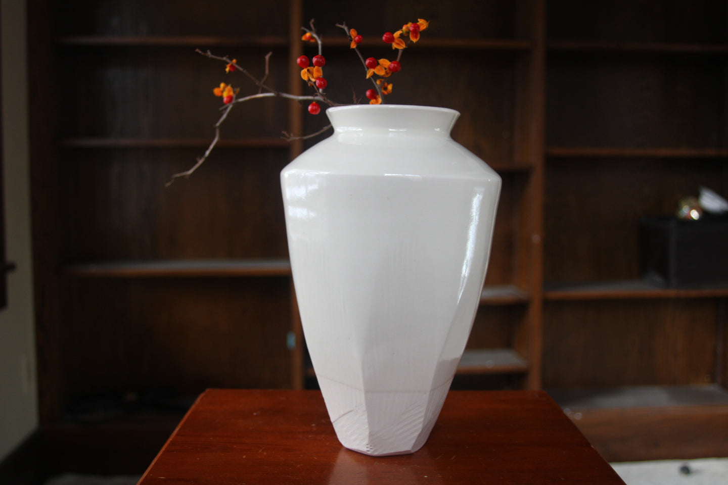 Carved Porcelain Vase