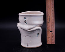 Load image into Gallery viewer, White Frumpy Bud Vase
